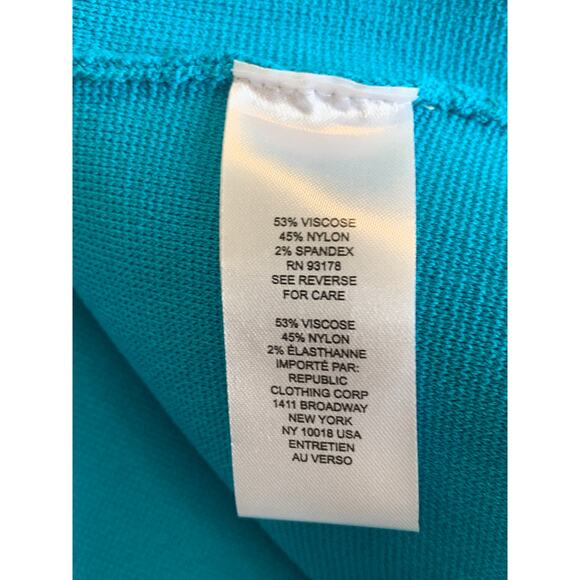 House of Harlow 1960 Women's Camisole Tank Top with Crystal Strap Blue Size S - Picture 4 of 5